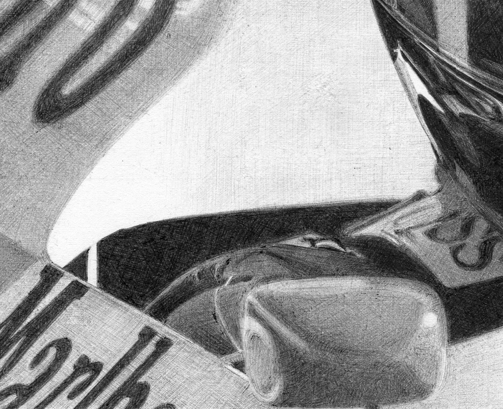 Alain Prost - 1988 - noir et blanc – Image 3